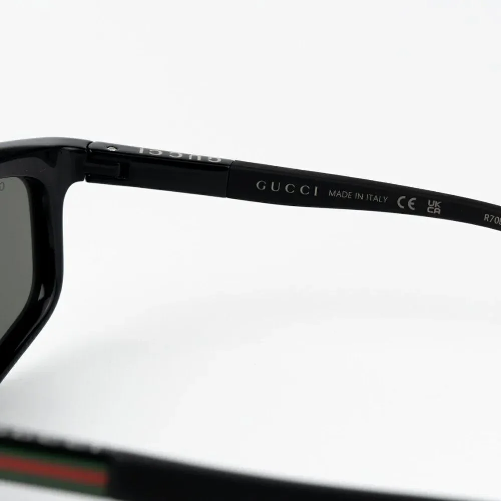 SALE! NEW Gucci GG1736S 001 Black Grey Unisex Sunglasses GG 1736S